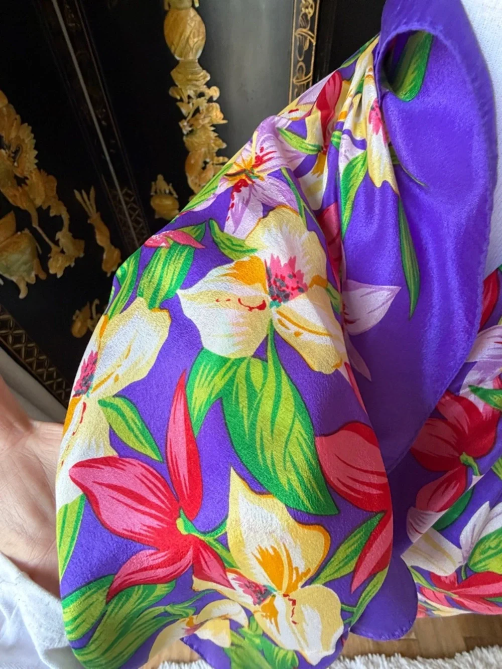 Vintage bright purple